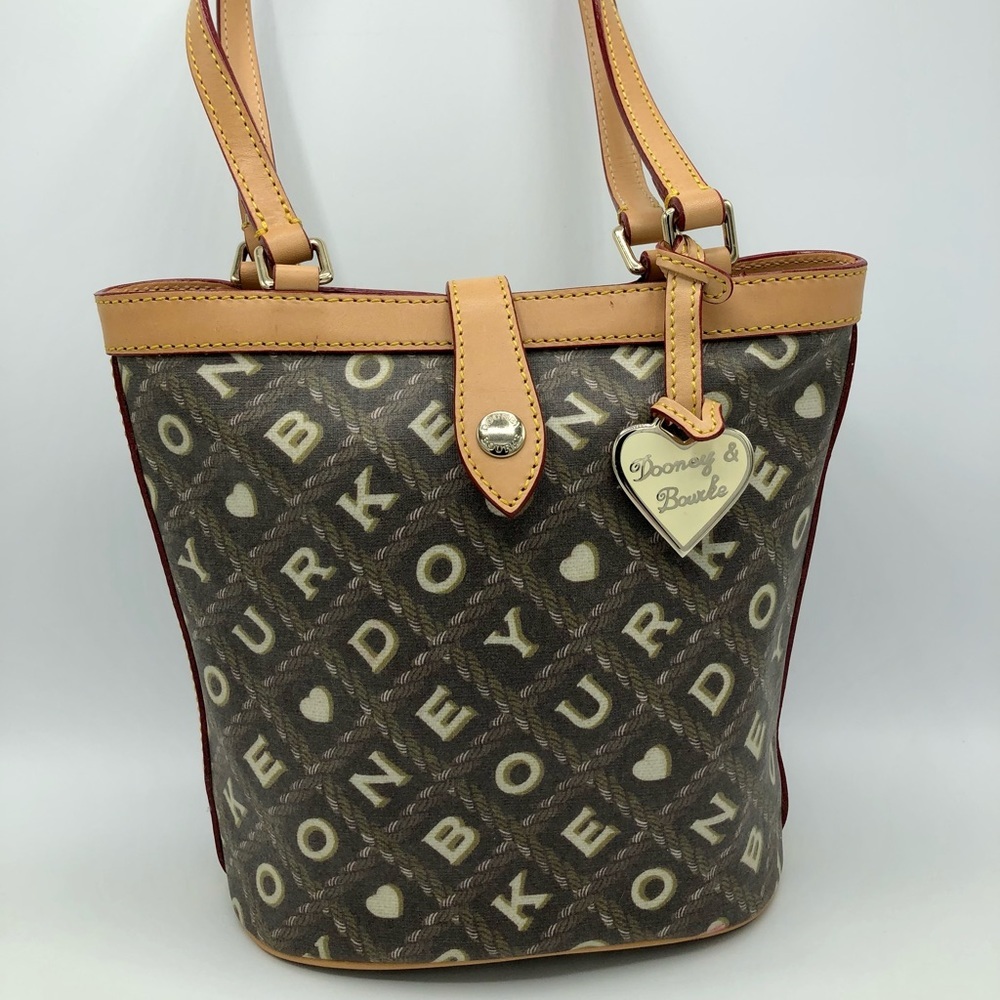 Dooney & Bourke coated canvas tote handbag